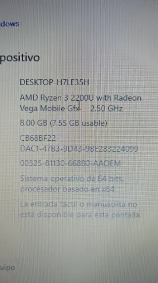 Portátil Lenovo Ideapad 330 8GB RAM