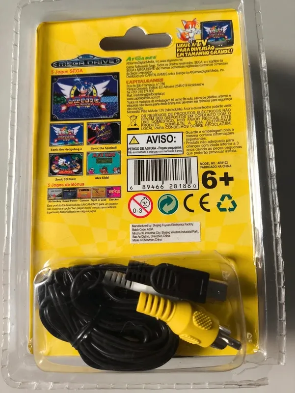 Consola arcade nano Sega con 10 juegos nuevo