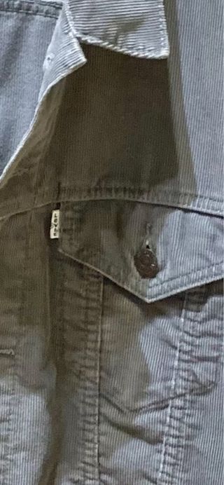 Cazadora Levi's pana fina gris XL