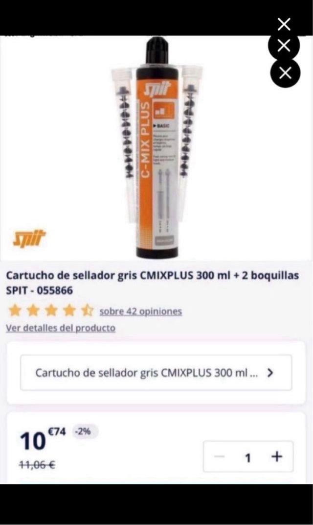 12 Tacos Químicos Spit C-Mix Plus