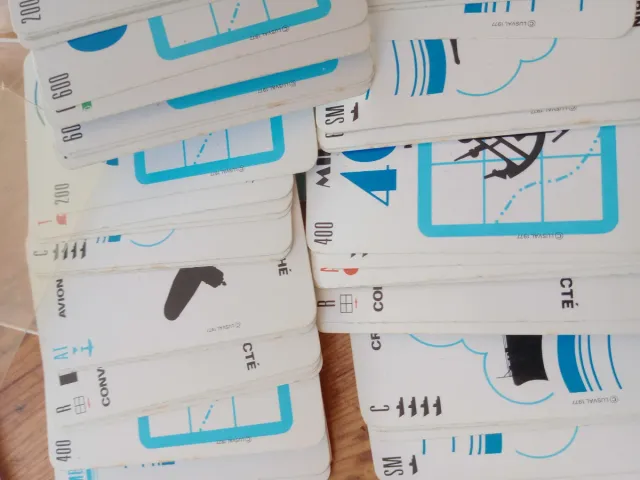 Gioco di Carte Nautic Miles Paille 1977