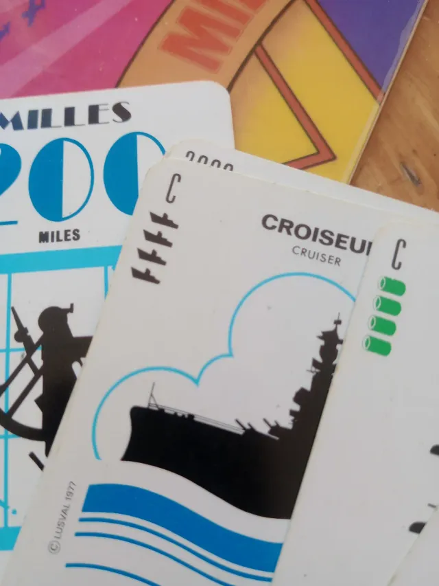Gioco di Carte Nautic Miles Paille 1977