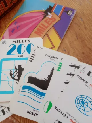 Juego Cartas Nautic Miles Paille 1977