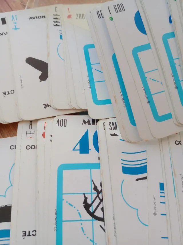 Gioco di Carte Nautic Miles Paille 1977