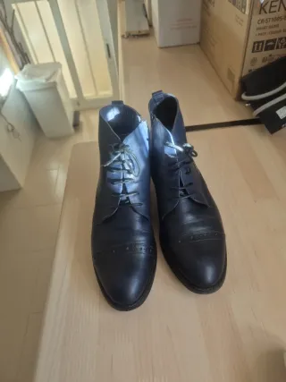 Botines Dorking by Fluchos azul piel