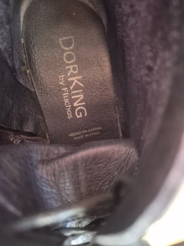 Botines Dorking by Fluchos azul piel