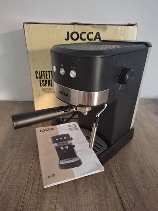 Cafetera Espresso Jocca 1.25L Negra
