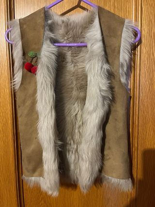 Chaleco piel reversible niña talla 9/10 años