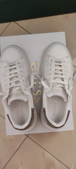 Sneakers Guess bianche uomo