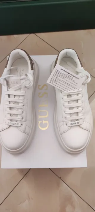 Sneakers Guess bianche uomo