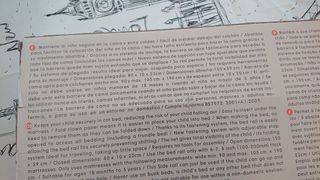 Barrera cama infantil plegable Olmitos