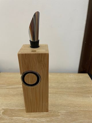 Set vino bambù e metallo