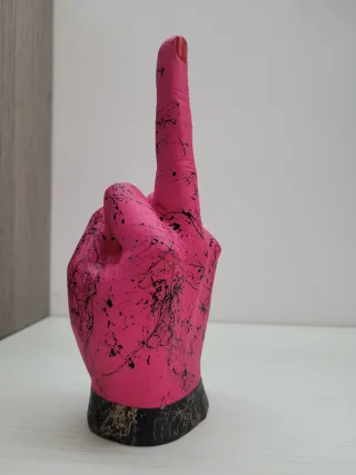 Mano Pop Art fucsia