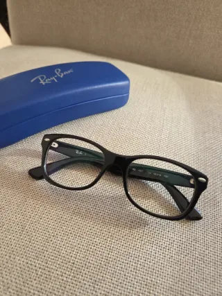 Gafas Ray-Ban junior Negras acetato. Auténticas