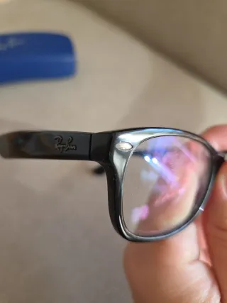 Gafas Ray-Ban junior Negras acetato. Auténticas