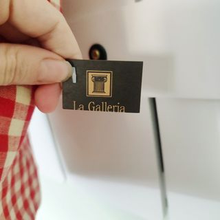 Portarotolo gallina country stoffa rossa