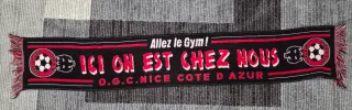 Bufanda Oficial O.G.C. Nice Ici On Est Chez Nous