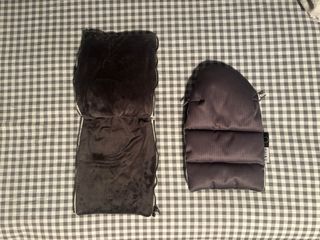 Guantes para sillita de paseo grises