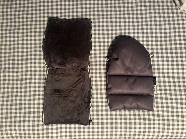 Guantes para sillita de paseo grises