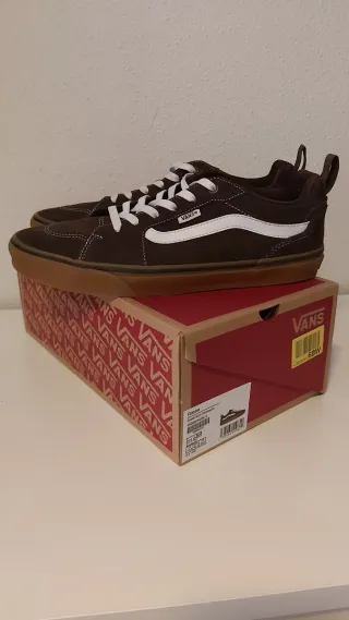 Zapatillas Vans Marrones y Blancas