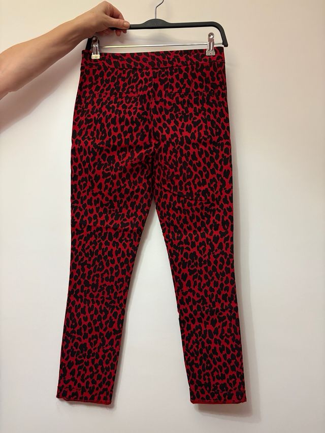 Pantalón estampado animal print