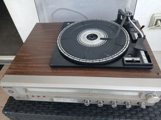 Realtone Giradischi Radio Cassetta Stereo Music