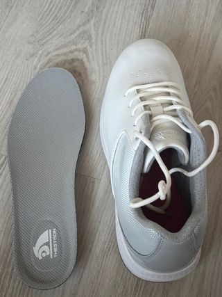 Zapatos de golf blancos y grises Talla 40
