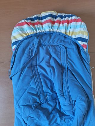 Saco de cochecito Tuc Tuc azul y rayas