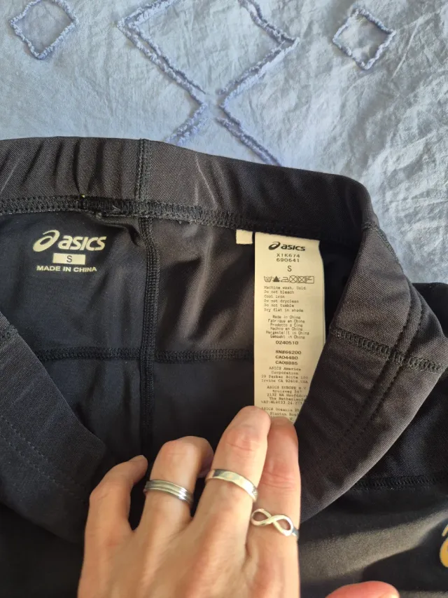 Mallas running mujer Asics negras