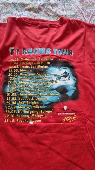 Camiseta Michael Schumacher F1 Speedline
