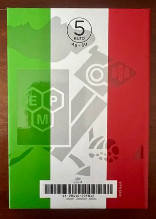 Trittico Panini Calciatori Argento 5€ 2022