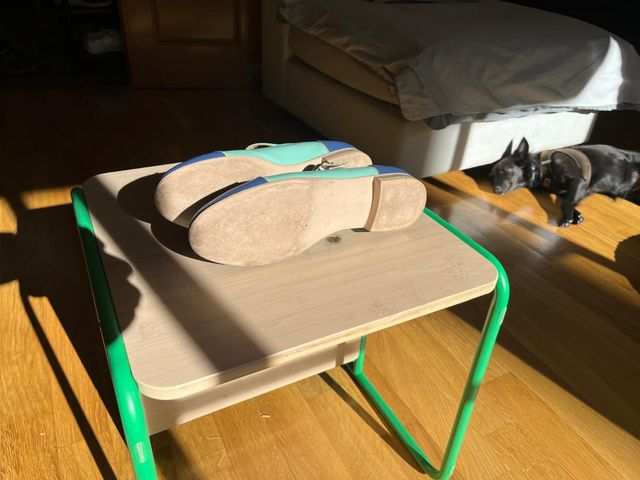 Zapatos La Veintinueve Azul y Verde