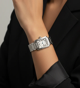 Reloj Cartier Tank Française Acero 2384