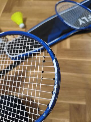 Raquetas de bádminton y volantes