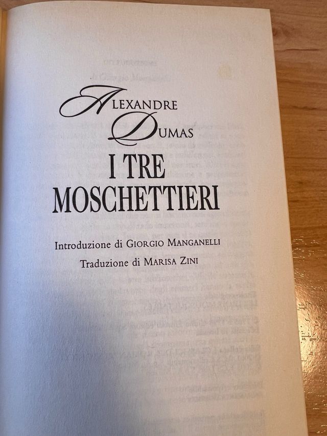 I tre moschettieri – Alexandre Dumas (ed. Fabbri)