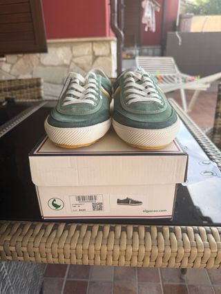 Zapatillas El Ganso Verde y Amarillo Talla 44