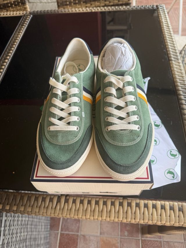 Zapatillas El Ganso Verde y Amarillo Talla 44