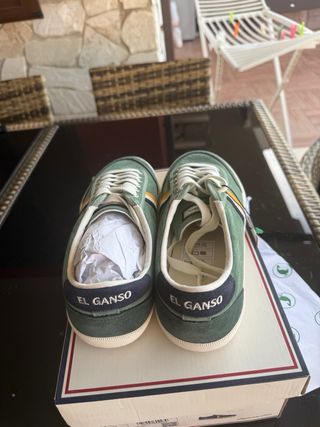 Zapatillas El Ganso Verde y Amarillo Talla 44