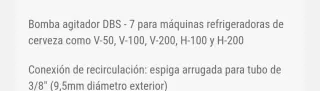 Bomba para barriles de cerveza