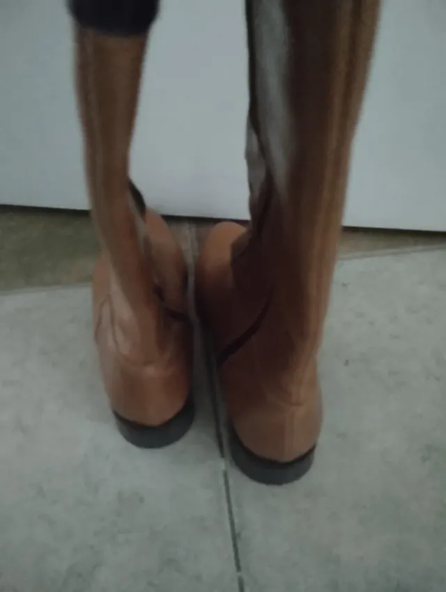 Botas de piel tipo montar talla 38