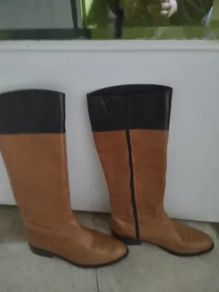 Botas de piel tipo montar talla 38