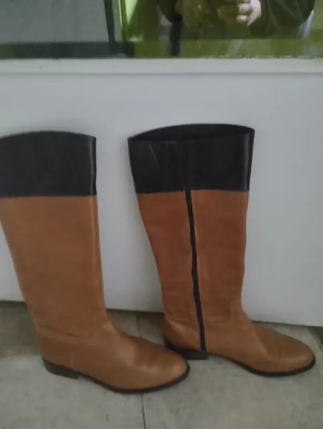 Botas de piel tipo montar talla 38
