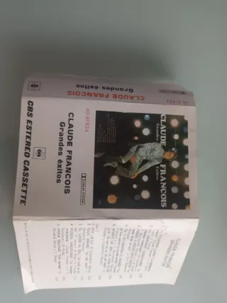 Lote Vinilo y Cassette Claude François