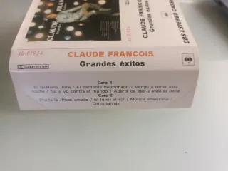 Lote Vinilo y Cassette Claude François