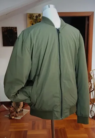 Giubbotto Zara Uomo Verde Taglia M