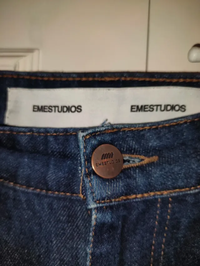 Pantalón Eme Studios Azul Talla 36