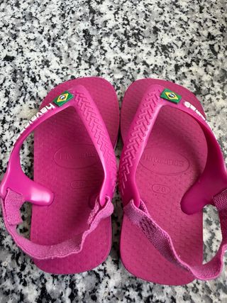 Havaianas bimba fucsia con elastico n. 20