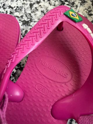 Havaianas bimba fucsia con elastico n. 20