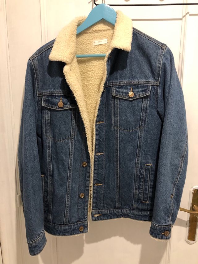 Chaqueta vaquera Mango con borrego