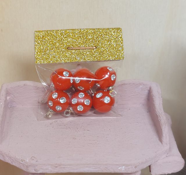 6 Bolas Navidad Escala 1:12 Dollhouse